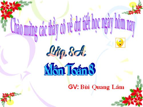 Chương III. §3. Phương trình đưa được về dạng ax + b = 0