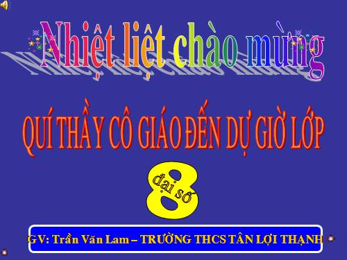 Chương IV. §4. Bất phương trình bậc nhất một ẩn