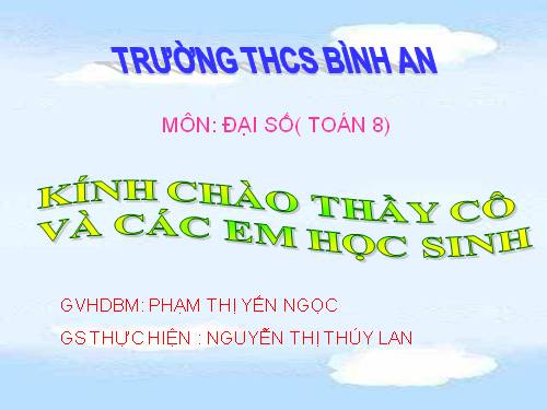 Chương IV. §4. Bất phương trình bậc nhất một ẩn