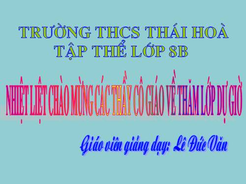 Chương III. §3. Phương trình đưa được về dạng ax + b = 0