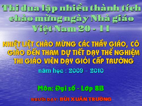 Chương II. §3. Rút gọn phân thức