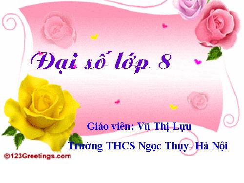 Chương III. §6. Giải bài toán bằng cách lập phương trình