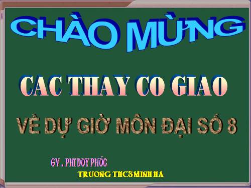 Chương II. §7. Phép nhân các phân thức đại số