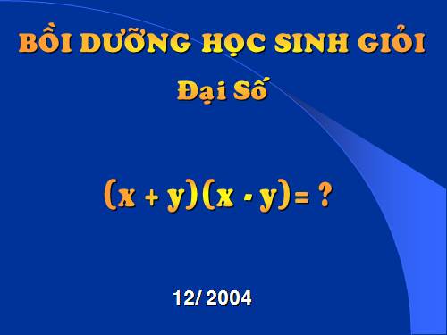 Các bài Luyện tập