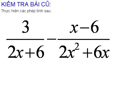 Chương II. §7. Phép nhân các phân thức đại số