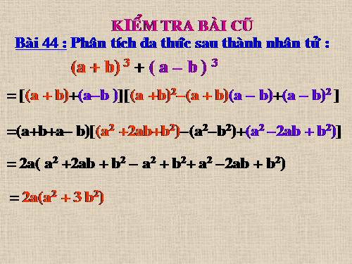 Chương I. §6. Phân tích đa thức thành nhân tử bằng phương pháp đặt nhân tử chung