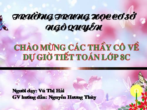 Chương IV. §3. Bất phương trình một ẩn