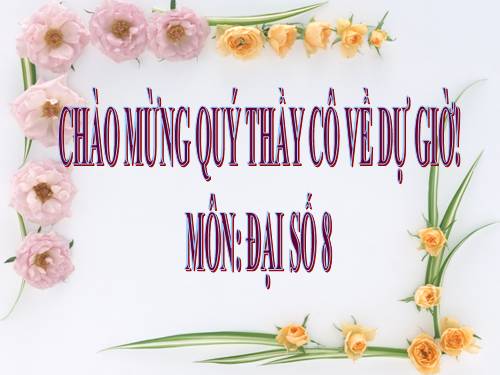 Chương II. §1. Phân thức đại số