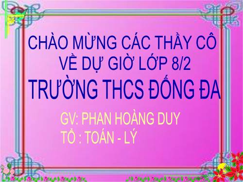 Chương I. §11. Chia đa thức cho đơn thức