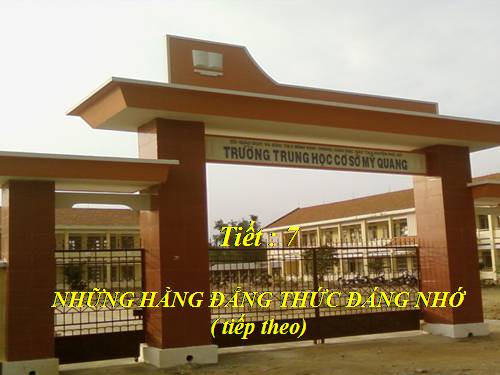 Chương I. §4. Những hằng đẳng thức đáng nhớ (tiếp)