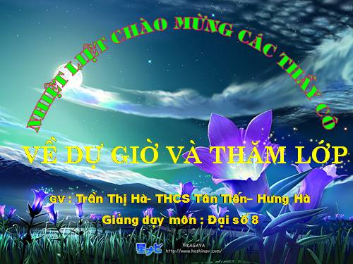 Chương III. §2. Phương trình bậc nhất một ẩn và cách giải