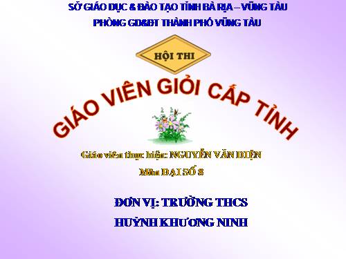 Chương IV. §4. Bất phương trình bậc nhất một ẩn