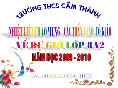 Chương IV. §1. Liên hệ giữa thứ tự và phép cộng