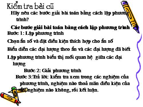 Các bài Luyện tập