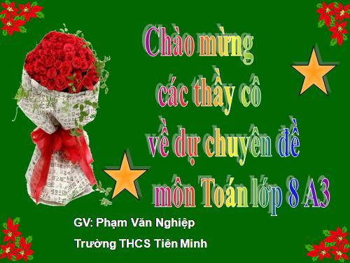 Chương III. §5. Phương trình chứa ẩn ở mẫu