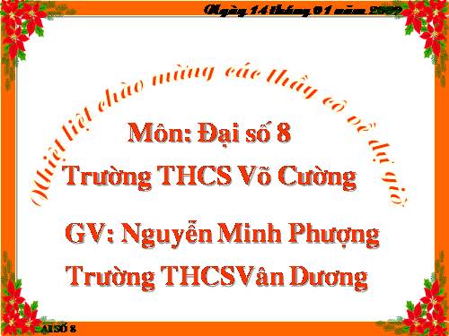 Chương III. §3. Phương trình đưa được về dạng ax + b = 0