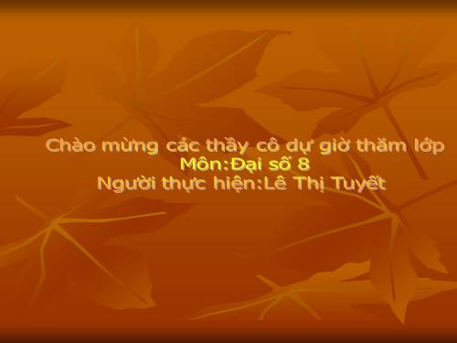 Chương II. §3. Rút gọn phân thức