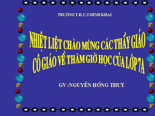 Chương III. §2. Phương trình bậc nhất một ẩn và cách giải