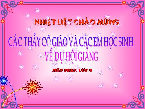 Chương III. §3. Phương trình đưa được về dạng ax + b = 0