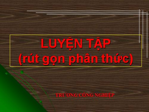 Các bài Luyện tập