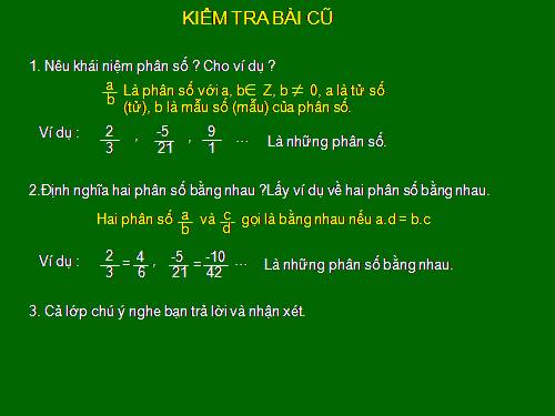 Chương II. §1. Phân thức đại số