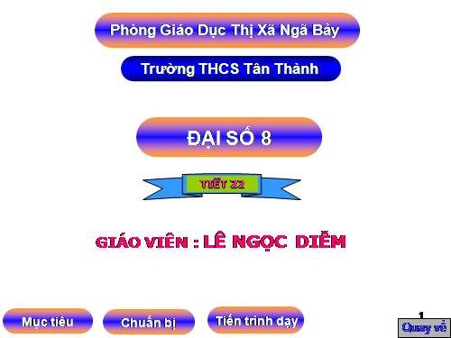 Chương II. §1. Phân thức đại số