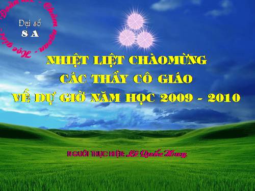 Chương II. §9. Biến đổi các biểu thức hữu tỉ. Giá trị của phân thức