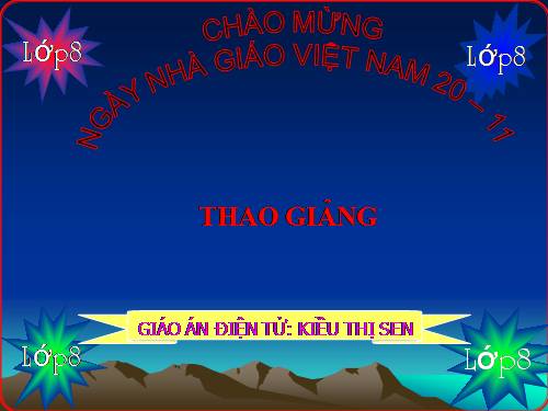 thao giang toan 8