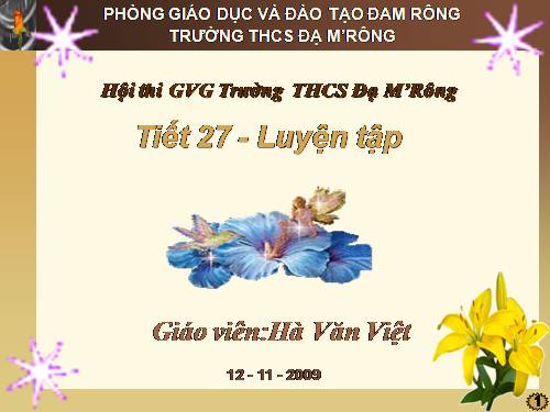 Các bài Luyện tập