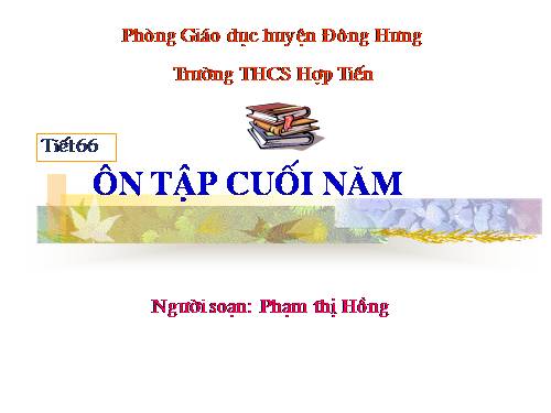 Ôn tập cuối năm