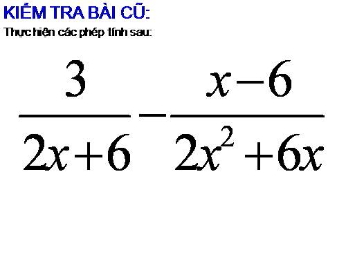 Chương II. §7. Phép nhân các phân thức đại số