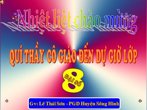 Chương IV. §1. Liên hệ giữa thứ tự và phép cộng