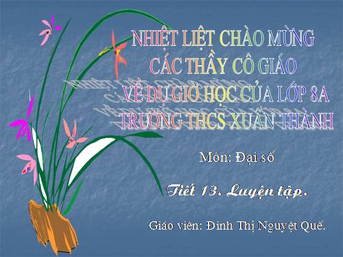 Các bài Luyện tập