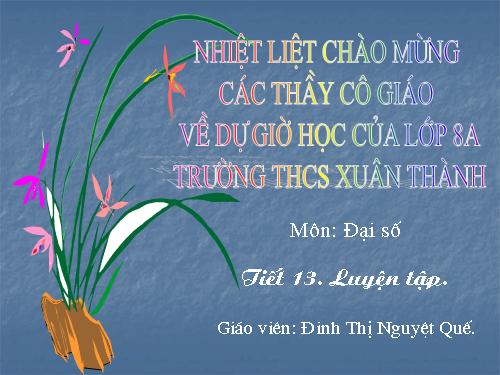 Các bài Luyện tập