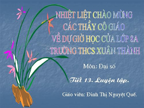 Các bài Luyện tập