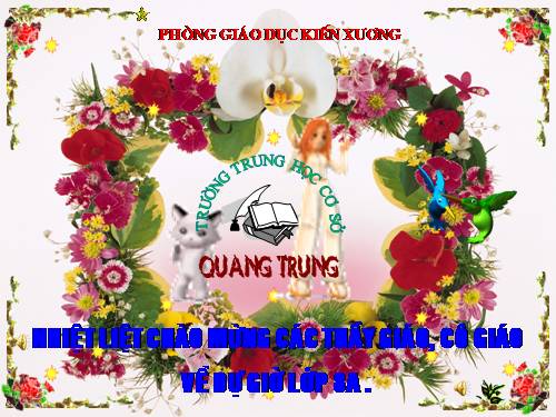 Chương IV. §1. Liên hệ giữa thứ tự và phép cộng