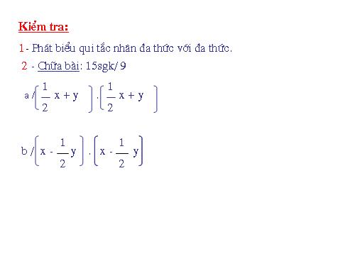 Chương I. §5. Những hằng đẳng thức đáng nhớ (tiếp)