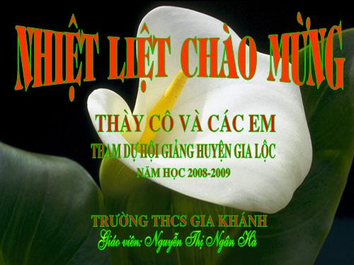 Chương III. §2. Phương trình bậc nhất một ẩn và cách giải