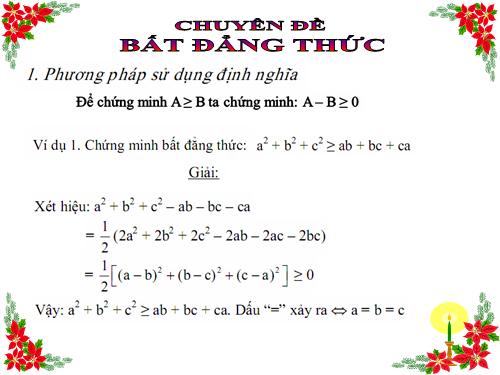 Các bài Luyện tập