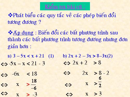 Chương IV. §4. Bất phương trình bậc nhất một ẩn