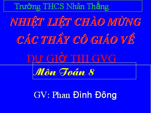 Chương IV. §4. Bất phương trình bậc nhất một ẩn