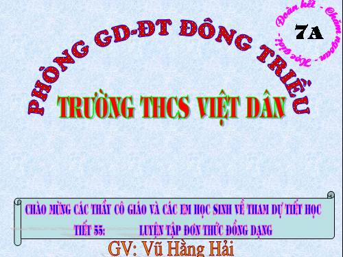 Các bài Luyện tập