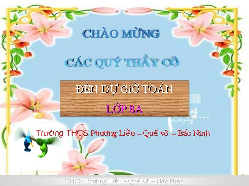 Chương II. §5. Phép cộng các phân thức đại số