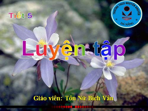 Các bài Luyện tập