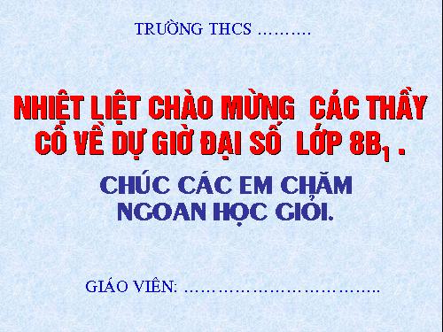 Ôn tập Chương I. Phép nhân và phép chia các đa thức