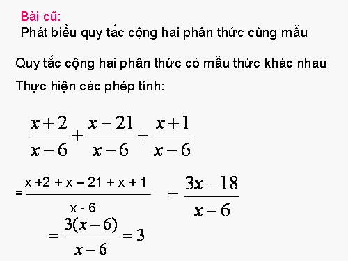 Các bài Luyện tập