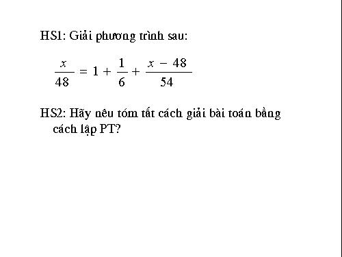 Các bài Luyện tập