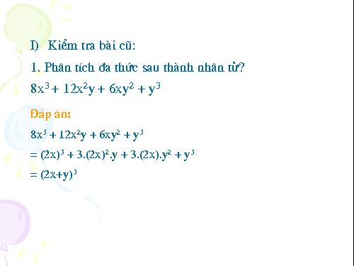 Chương I. §8. Phân tích đa thức thành nhân tử bằng phương pháp nhóm hạng tử