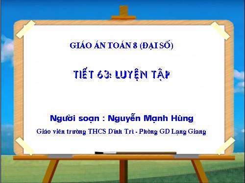 Các bài Luyện tập