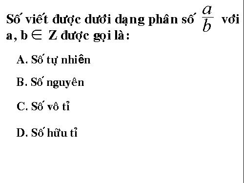 Chương II. §1. Phân thức đại số